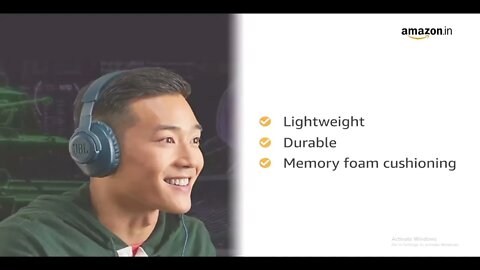 JBL Quantum 100, Wired Over-Ear Gaming Headphones with Detachable Mic