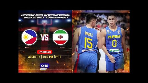 Philippines vs. Iran highlights | 2023 Heyuan WUS International Basketball - Aug. 7, 2023