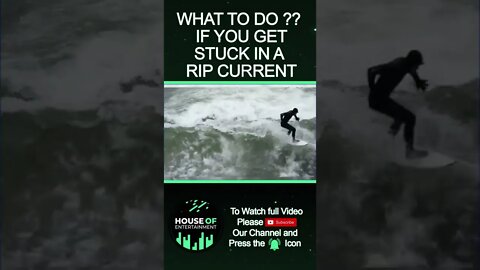 What to do if you get Stuck in a RIP Current While Swimming in the SEA #Shorts