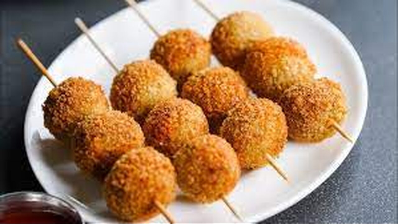 Potato Chicken Ball | Crispy Chicken Ball | Fried Chicken Ball Snacks