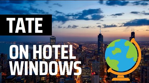 Tate on Hotel Windows