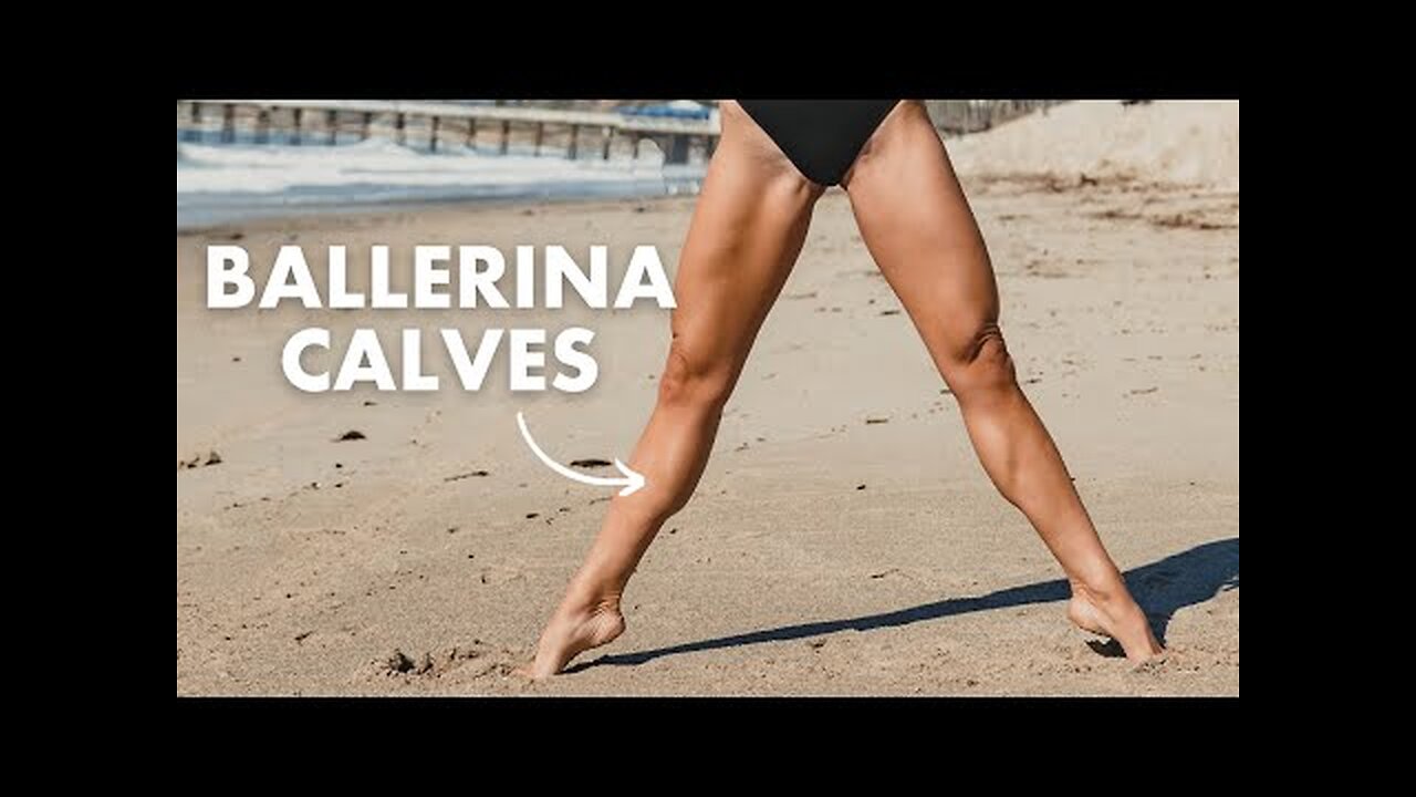 5 Minute Calf Workout Challenge For Women (Ballerina Calves)