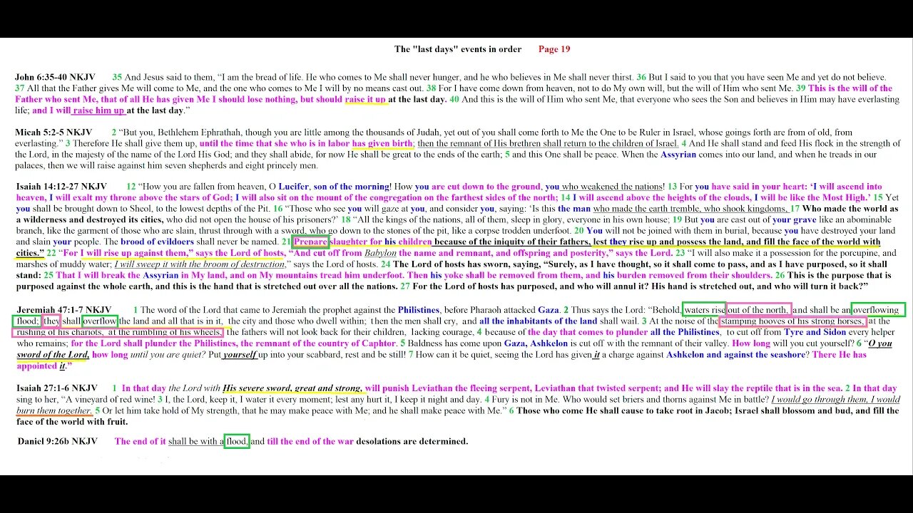 The last day events in order Page 19
