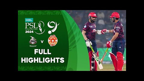 Full Highlights | Lahore Qalandars vs Islamabad United | Match 1 | HBL PSL 9 | M1Z1U