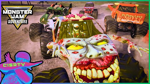 Monster Jam ADVENTURE | Never Leave a Truck Behind | ZOMBIE Saves GRAVE DIGGER From Capture | Ep 1