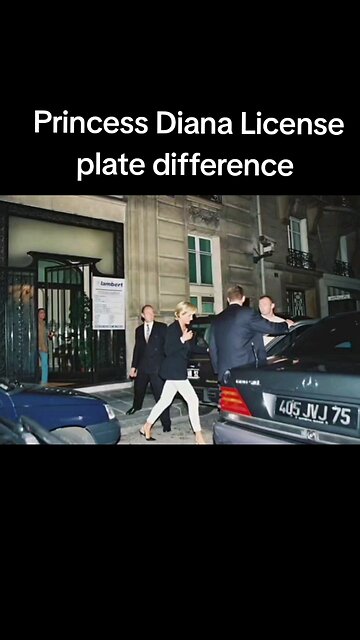 Princess Diana License Plate