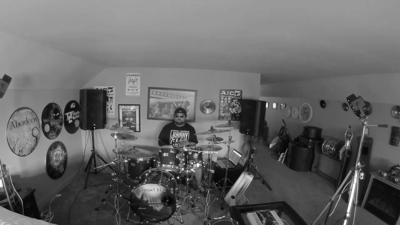 Neon Moon, Brooks and Dunn Drum Cover By Dan Sharp