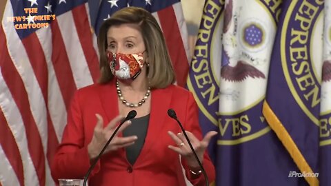 Pelosi's usual mumbo-jumbo about "jobs".