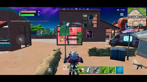 when I used other player's build wall for my kills - Fortnite mobile battle royale gameplay