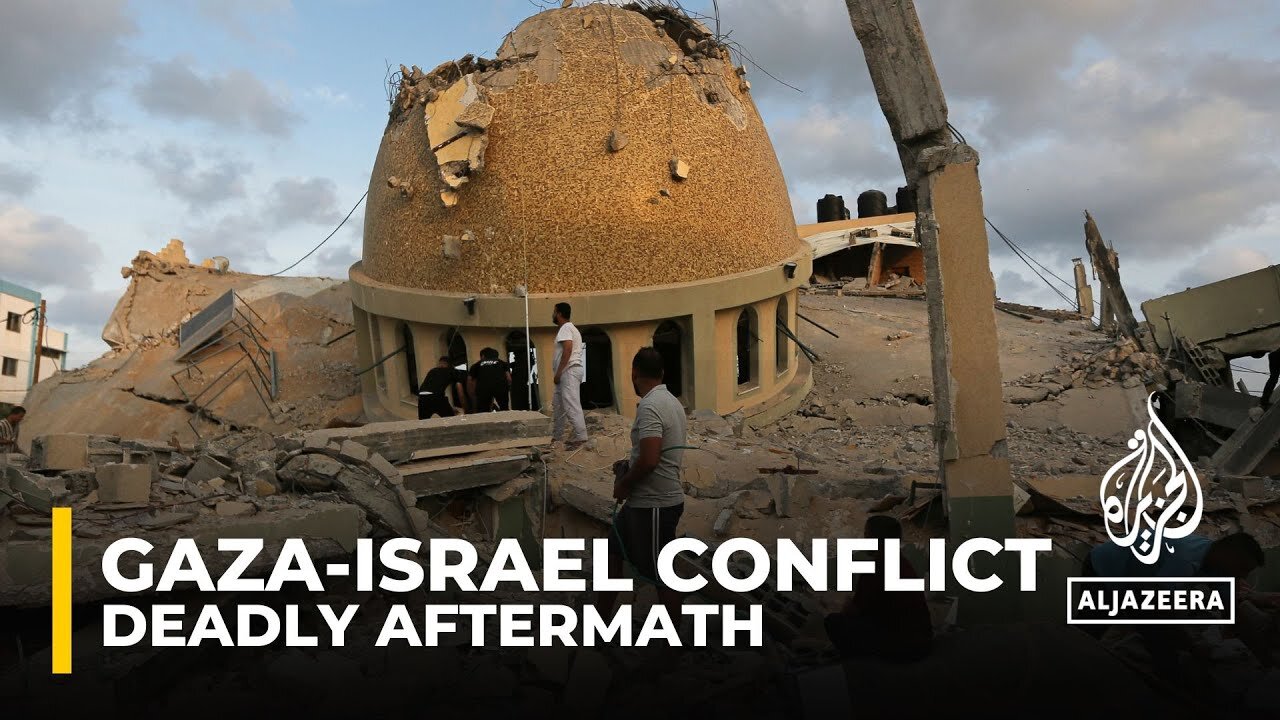 Gaza-Israel war: Deadly aftermath of Israeli air strikes on Gaza