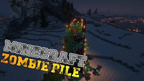 Zombie Pile - Minigun Test Fire