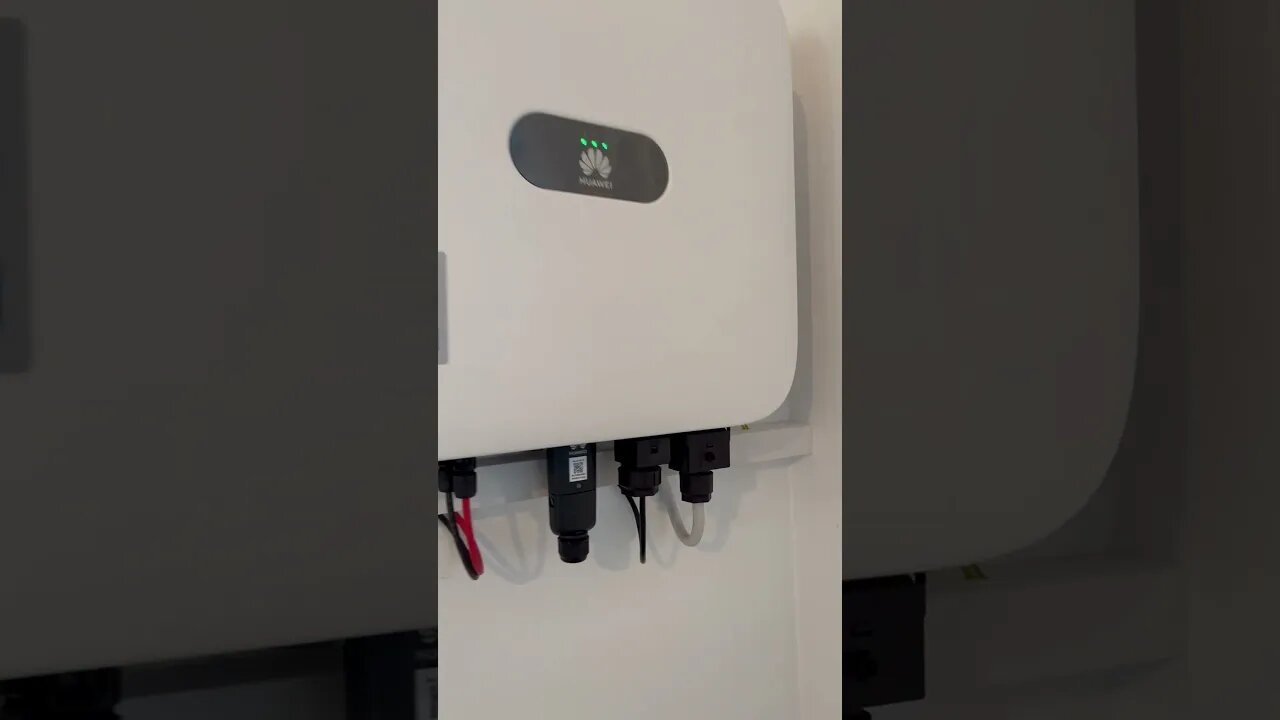 Huawei 10 Kw Wechselrichter Montiert.