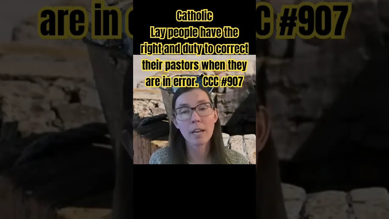 Catholics have a Right and Duty to SPEAK UP!!