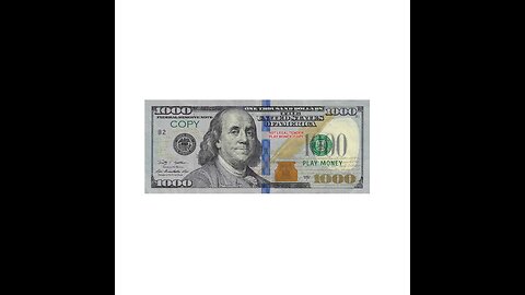 $1,000 Dollar Bills