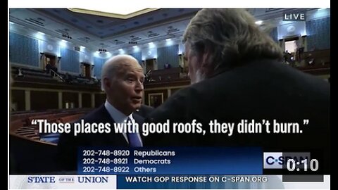 "If you fly over in a helicopter, those places with good roofs, they didn't burn."