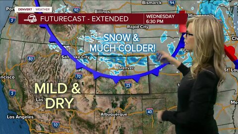 Arctic cold and snow for Denver tomorrow