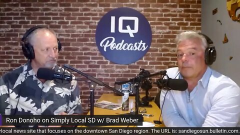 Ron Donoho LIVE on Simply Local San Diego with Brad Weber