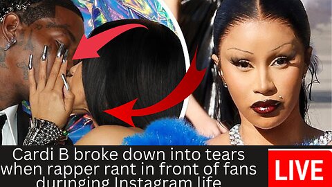 Cardi B breaks down in tears over split with Offset: Heartbroken rapper