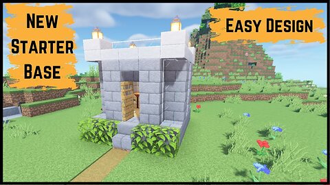 How to Build Starter Base in Minecraft In Survival || Minecraft Starter House