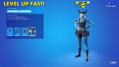 How to Unlock UNDERWORLD DESDEMONA Skin FAST! (NEW FORTNITE XP MAP)