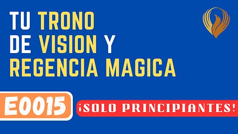 E0015 TU TRONO COMO MANIFESTADOR