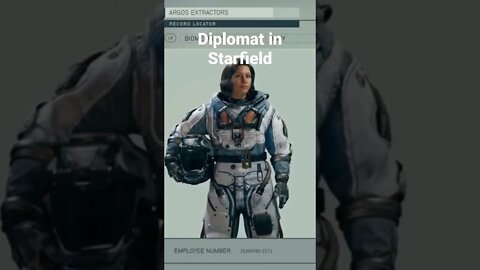 Diplomat in Starfield #starfield