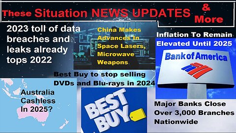 Cyber Hacking Worsening; More Bank Branches Closing, Economic & Other News
