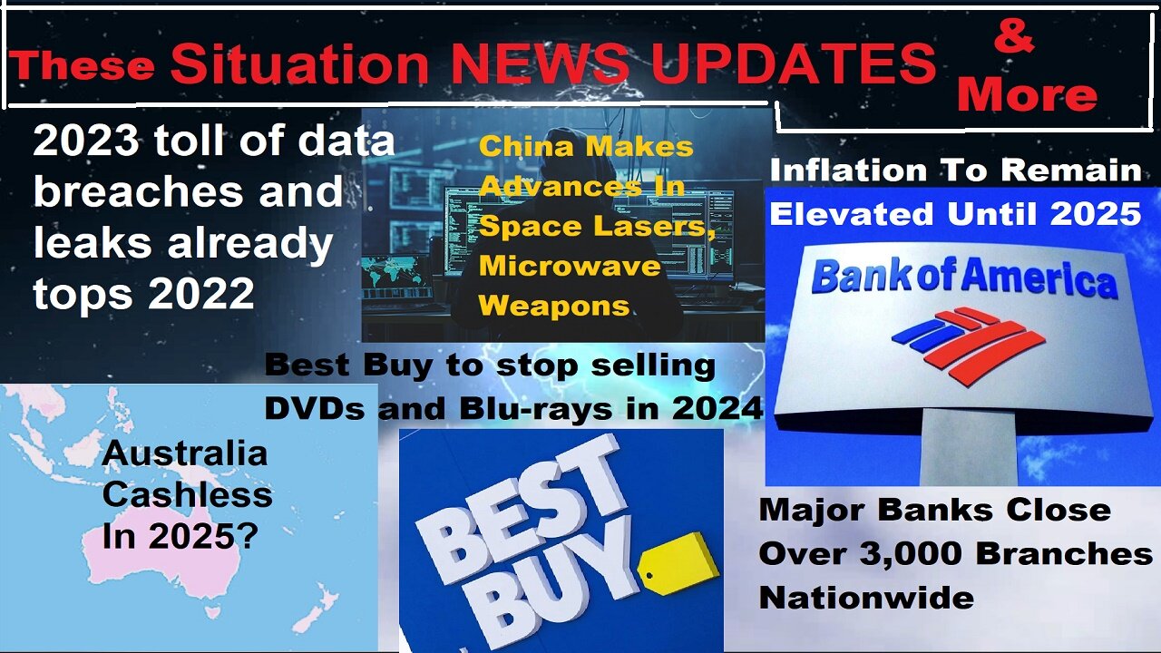 Cyber Hacking Worsening; More Bank Branches Closing, Economic & Other News