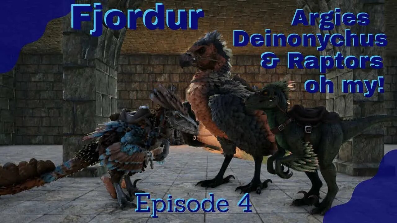 ARK Fjordur - 1st Deinonychus and Starting a Raptor Pack - Episode 4