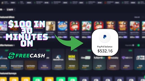 $100 in 30 Minutes on FreeCash | Best Ways To Make Money Online Fast