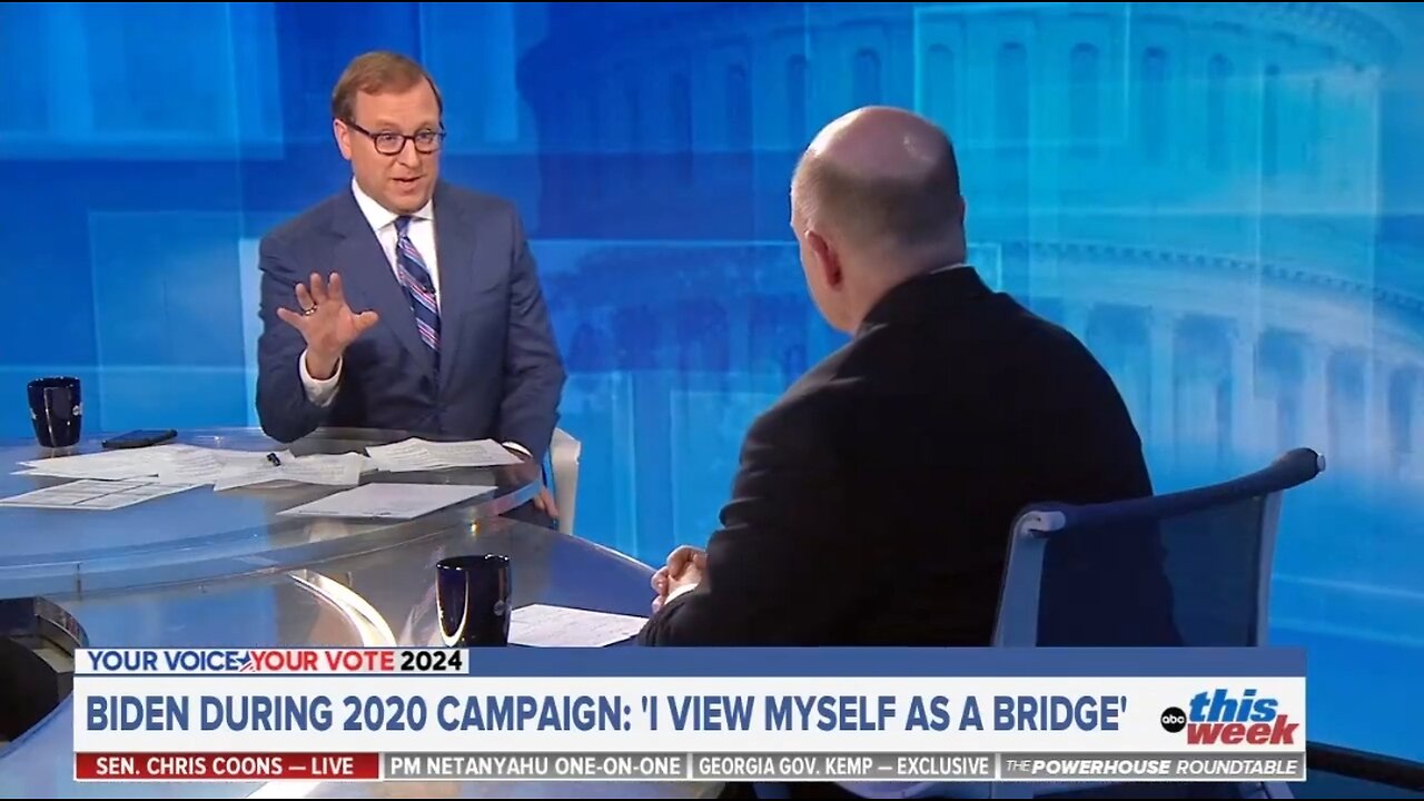 Sen Chris Coons Ignores Question On Why Biden Won't Serve 1 Term & Step Down