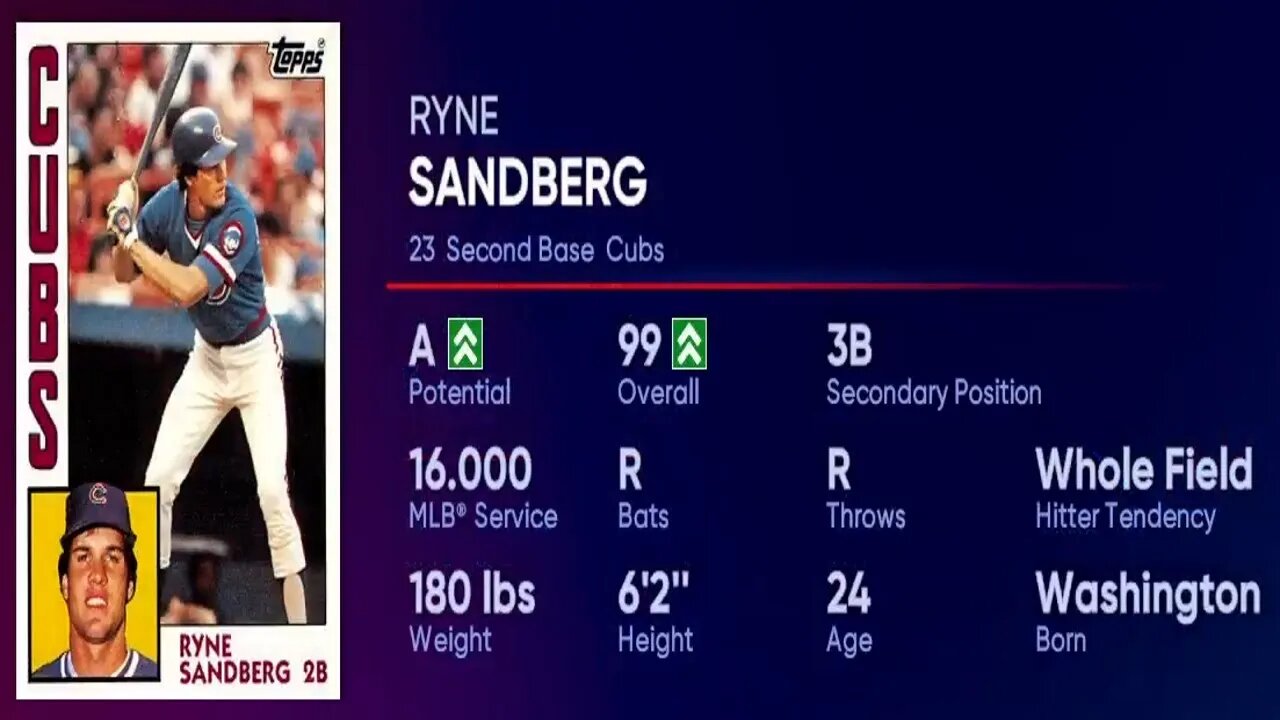 How To Create Ryne Sandberg Mlb The Show 22