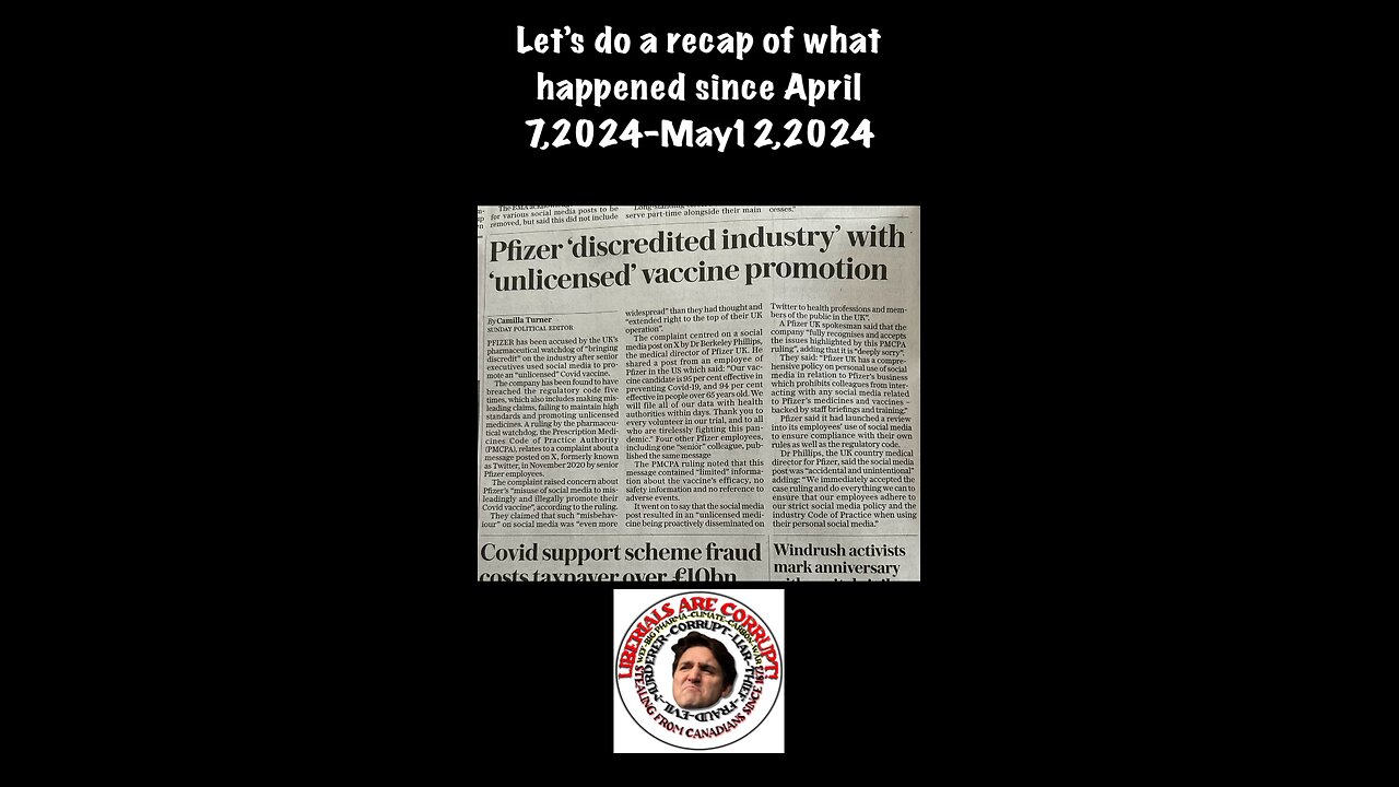 Recap April 7,2024-May12,2024