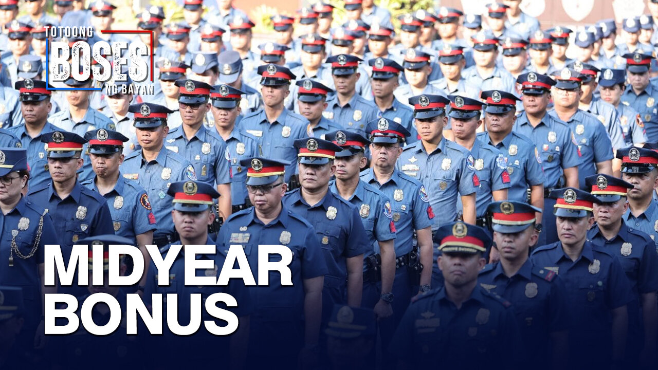 P7.6-B midyear bonus para sa mga pulis, nailabas na