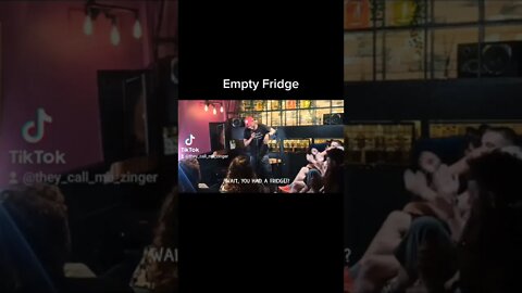 Zinger Standup Comedy Empty Fridge