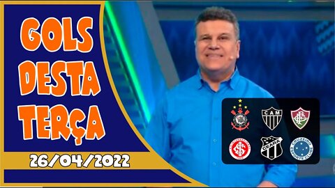 TODOS OS GOLS DESTA TERÇA FEIRA: 26/04/2022 - GOLS DA LIBERTADORES E GOLS DA SULAMERICANA!!!