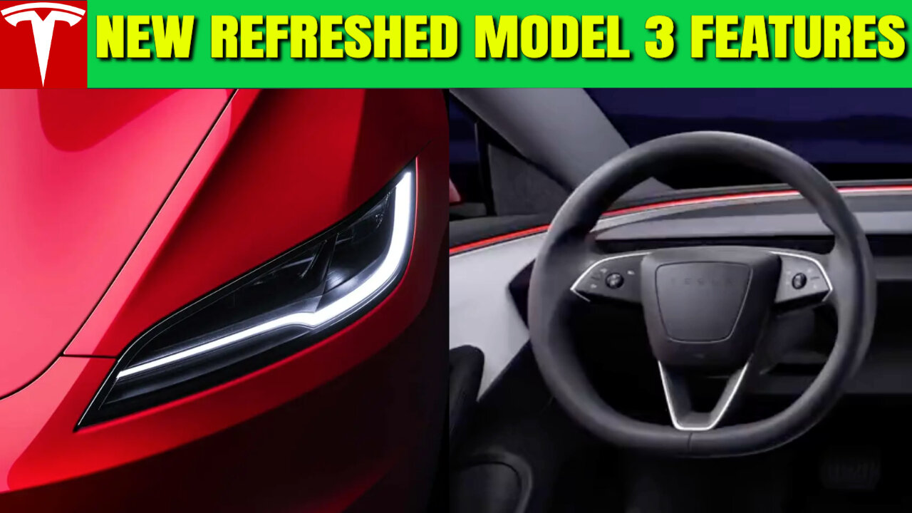 Tesla Model 3 Highland Unveiled New Design & Unexpected Features