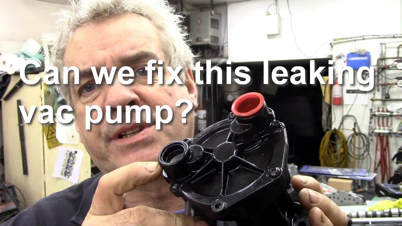 300Tdi vacuum pump. Can the oil leak be fixed?