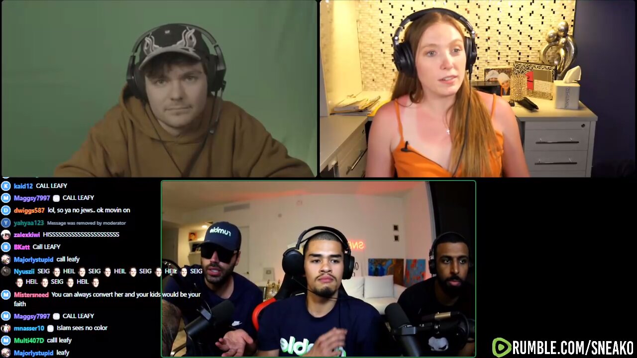 BANNED STREAM - Nick Fuentes, JustPearlyThings, SNEAKO, Myron, and Zherka Panel - 6/1/23
