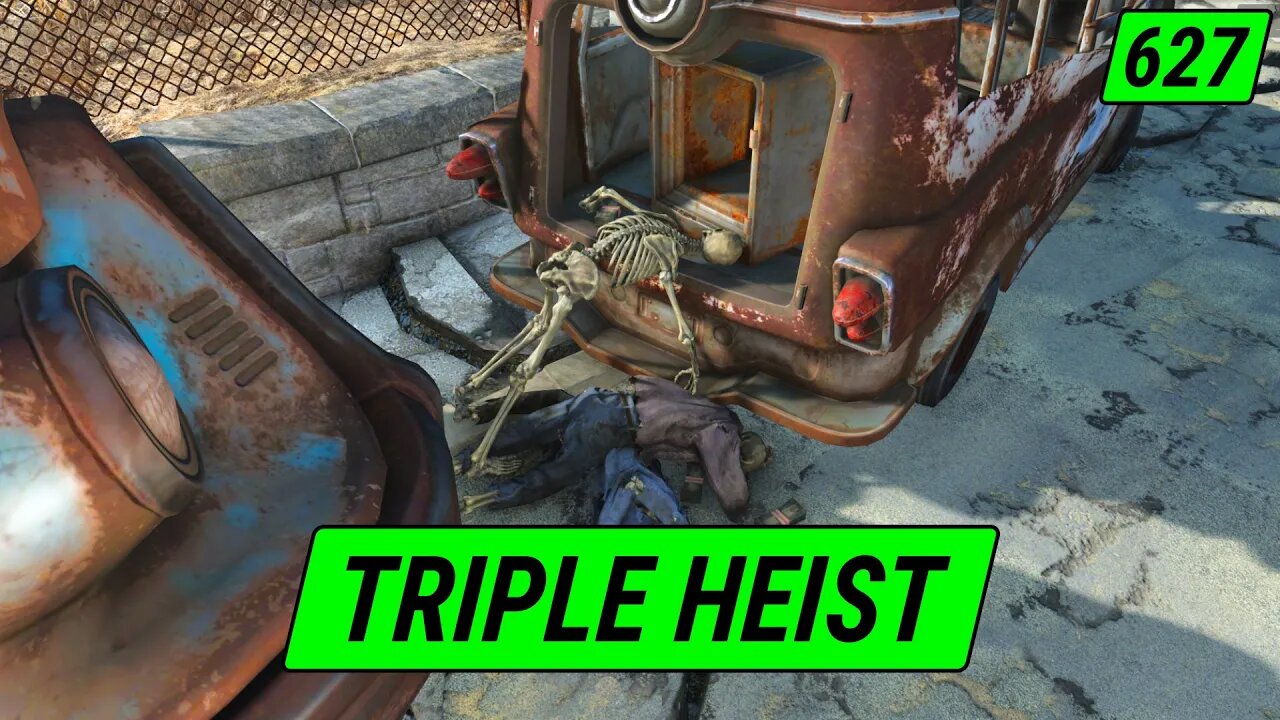 Unusual THREE-WAY Heist | Fallout 4 Unmarked | Ep. 627