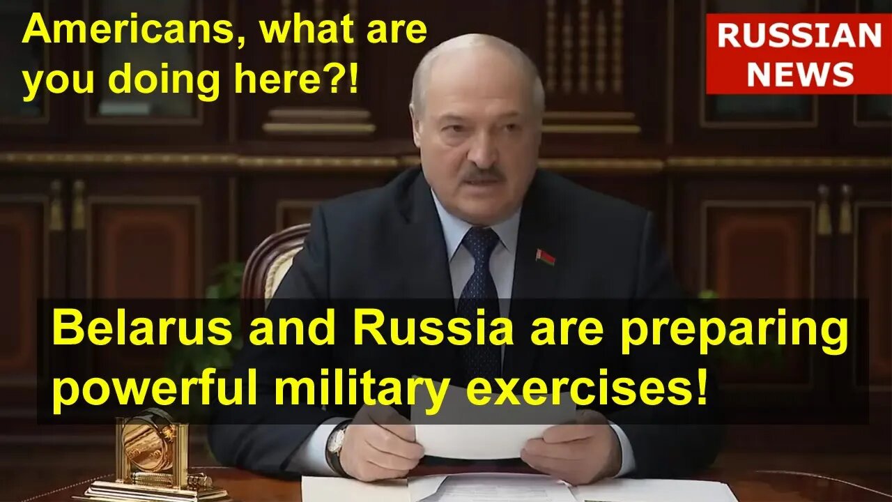 BREAKING: Lukashenko and Putin are planning powerful military exercises on the border with Ukraine!