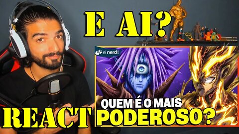 YERIK REACT - BOROS OU GAROU: QUEM É O SEGUNDO MAIS FORTE DE ONE PUNCH MAN? Ei Nerd