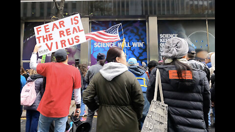 New York City Vaccine Mandate Protests 11-13-21