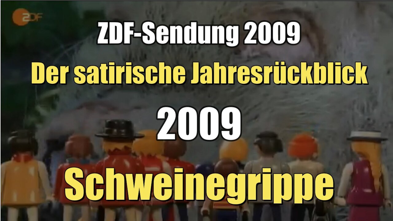 Der satirische Jahresrückblick 2009: Schweinegrippe (ZDF I Frontal 21 I 22.12.2009)