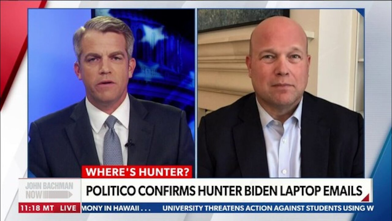 Matthew Whitaker: Hunter Biden’s Art Deals Troublesome