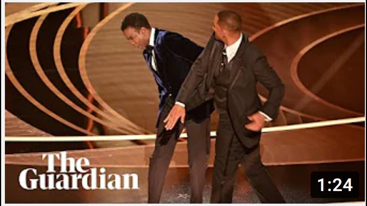 Watch the uncensored moment Will Smith smacks Chris Rock on stage at the Oscars, drops F-bomb