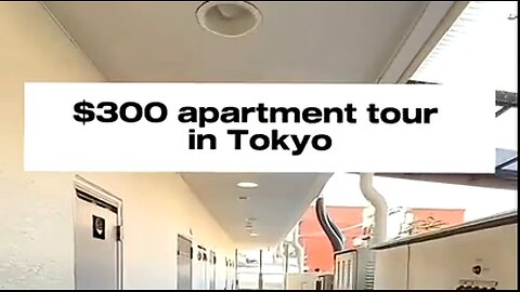 Tour of a tiny apartment (250 square feet) in Tokyo