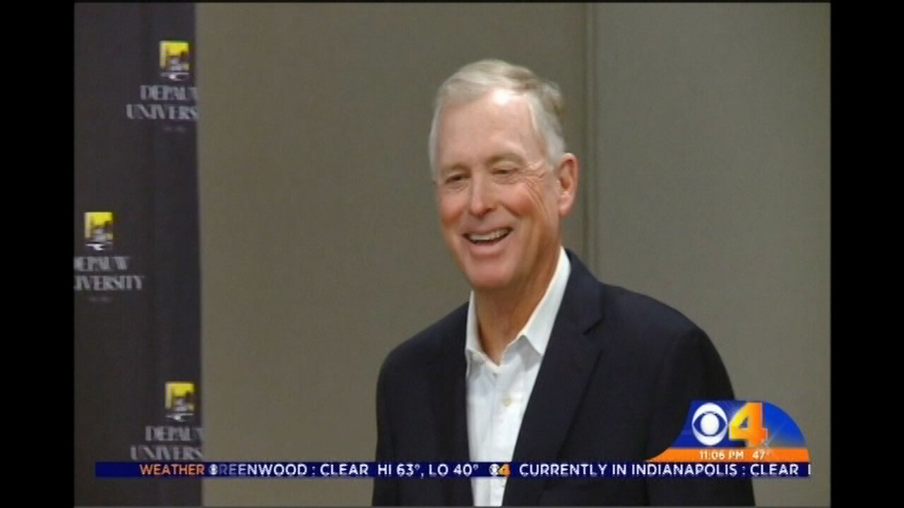 March 31, 2015 - TV Coverage of Former VP Dan Quayle at DePauw University