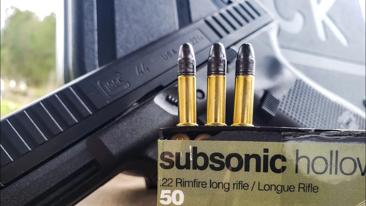 Glock 44 - 22lr SubSonic Ammo