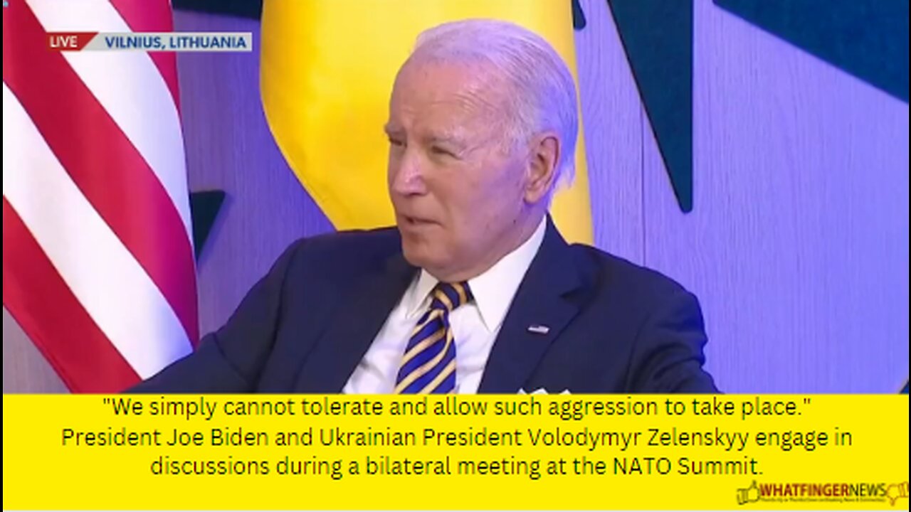 "We simply cannot tolerate and allow such aggression to take place."